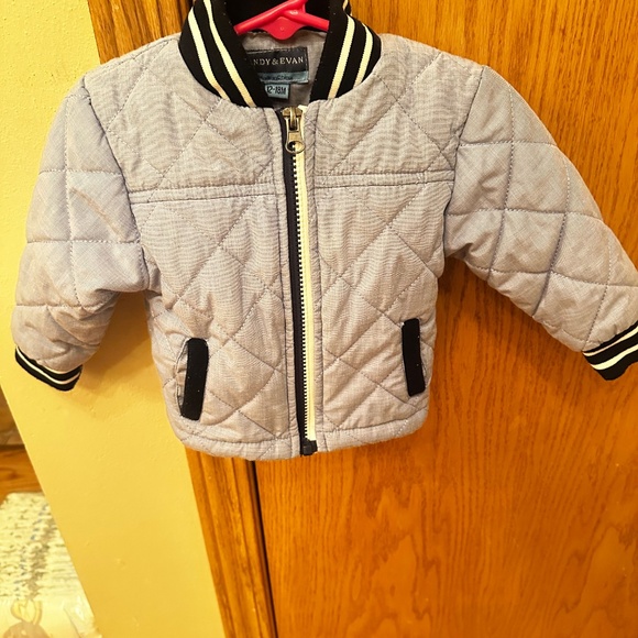 Andy & Evan quilted chambray jacket - Picture 3 of 3